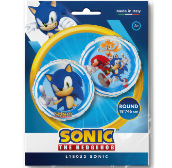 Коло фольговане 18" Сонік Sonic, GRABO