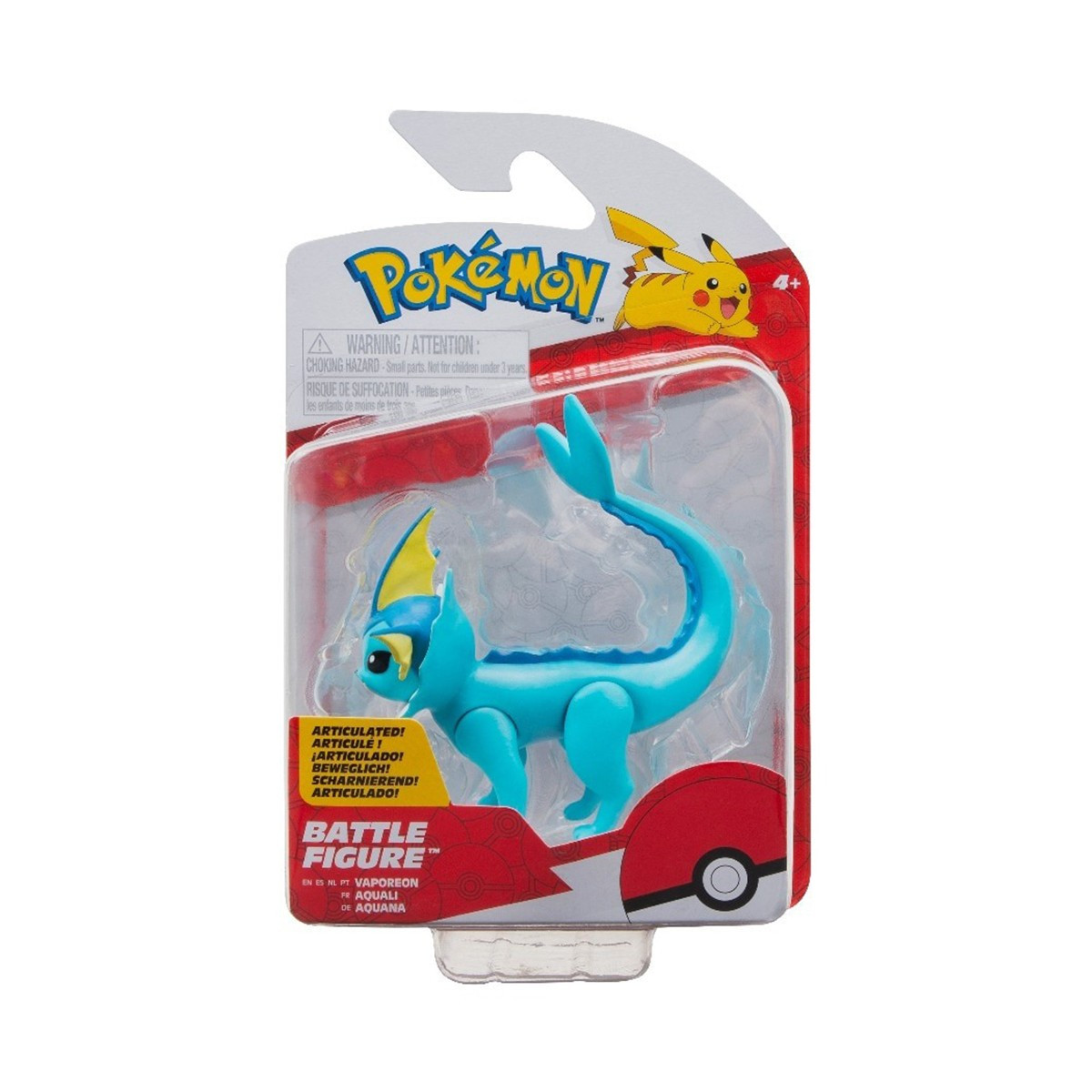 Ігрова фігурка Pokemon W15 - Вапореон, фото 1