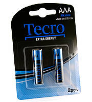 Батарейка Tecro Extra Energy Alkaline AAA/LR03 BL 2 шт.