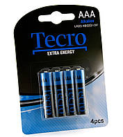 Батарейка Tecro Extra Energy Alkaline AAA/LR03 BL 4 шт.