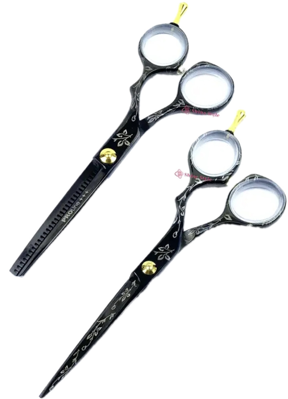 Набір перукарських ножиць PROline 5,5'' PL102-nabir Titan (3 клас), фото 1