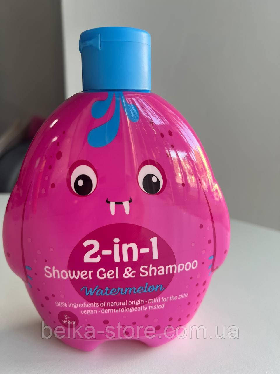 Дитячий шампунь-гель 2 в 1 Watermelon, фото 1