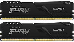 Модуль пам`ятi DDR4 2x16GB/3600 Kingston Fury Beast Black (KF436C18BBK2/32)