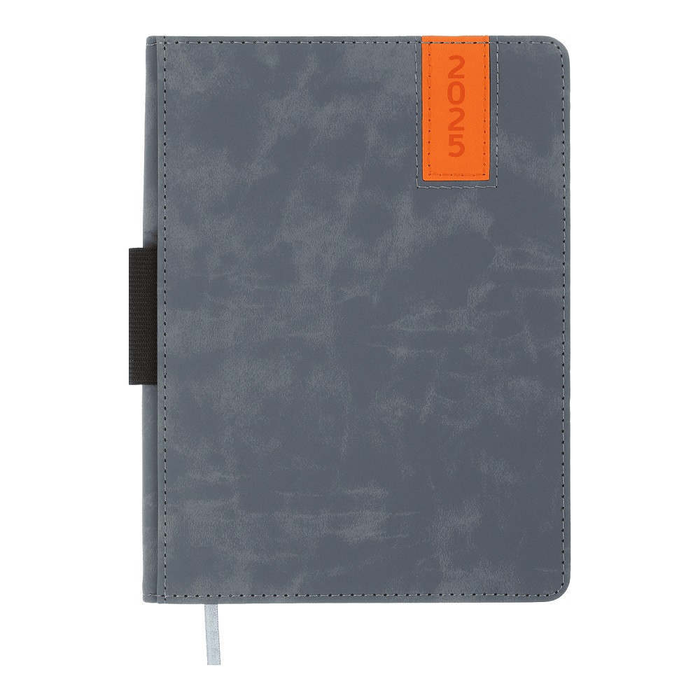 Щоденник датований 2025 BUROMAX VERONA A5 336 стор. чорний тверда обкл. (BM.2115-09)