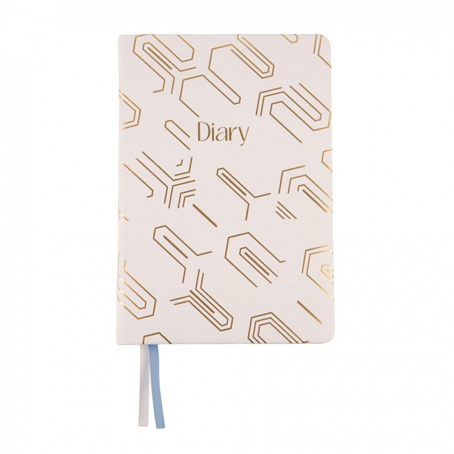 Щоденник датований 2025 Leo Planner Bianco А5 368 стор. тверда обкл. (252584)