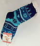 Шкарпетки жіночі флісові теплі | домашні | антиковзні | розміри 35–38 і 39–41 | узори етно | кольори синій, голубий, фото 2