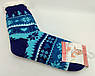 Шкарпетки жіночі флісові теплі | домашні | антиковзні | розміри 35–38 і 39–41 | узори етно | кольори синій, голубий, фото 3