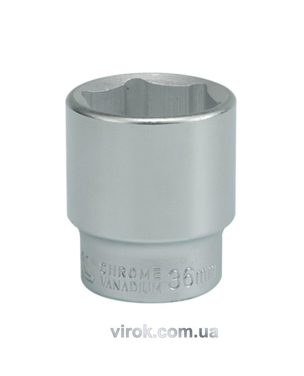 Головка торцева 6-гранна YATO : квадрат 3/4", М= 36 мм, L= 60 мм [6/36], фото 1