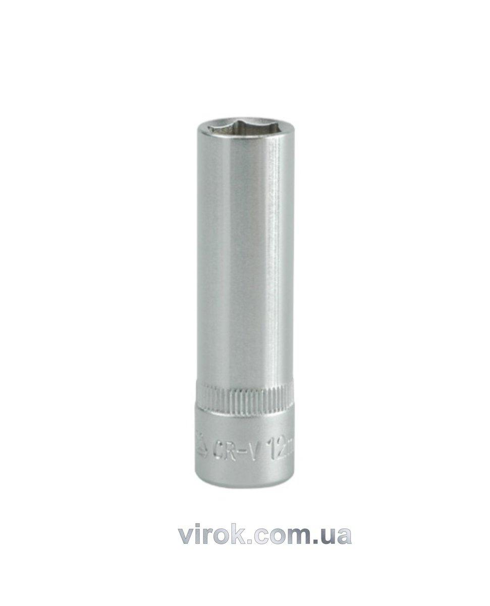 Головка торцева 6-гранна YATO : подовжена, квадрат 3/8", М= 12 мм, L= 63 мм [24/48/96], фото 1