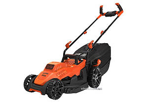 Газонокосарка 4-колісна мережева B+D : P= 1400Вт, шир/вис. покосу- 340/20-70 мм, травозбірник- 40лDW