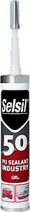 Герметик поліуретановий SELSIL PU 50 (Білий) для дахів/будівництва/Автопромислов. П/В/Ф V280 мл [25]