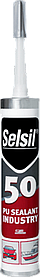 Герметик поліуретановий SELSIL PU 50 (Білий) для дахів/будівництва/Автопромислов. П/В/Ф V280 мл [25]