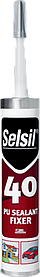 Герметик поліуретановий SELSIL PU 40 (Білий) для дахів / будівництва. П/В/Ф V280 мл [25]