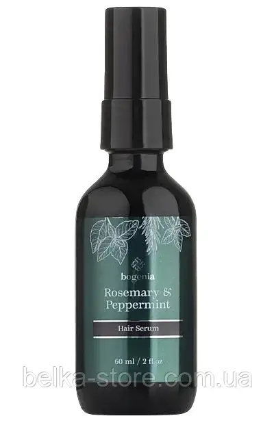 СИРОВАТКА ДЛЯ ВОЛОССЯ З РОЗМАРИНОМ ROSEMARY PEPPERMINT HAIR SERUM BOGENIA, фото 1
