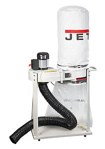 Витяжна устатковина JET DC-900A : 230 В, 0,75 кВт; продукт. всмоктув.- 900 м³/год, пор.збір. V=55л