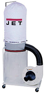 Витяжна устатковина JET DC-1100A : 400В, 1.9(1.1)кВт; продукт.-1620м³/год, порох. збір.V=150л