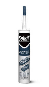 Герметик поліуретановий SELSIL PU 50 (Сірий) для дахів/будівництва/Автопромислов. П/В/Ф V280 мл [25]