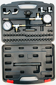 Компресометр до гальмівних систем авто YATO: 0-20 МПа, зі спорядженням, 46 елем + кейс [5]