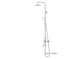 Душовий комплект STEELY 2 FALA : 2 функції, регульована висота 96- 126 см [5]
