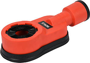 Насадка пиловловлювальна YATO при довбанні і свердлінні свердлами Ø≤70 мм, зона дії 26-39 мм [30]