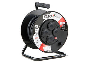 Подовжувач мережевий YATO : l= 20м. до 16 А на котушці; кабель 3-жильний S=1,5 мм² [2]
