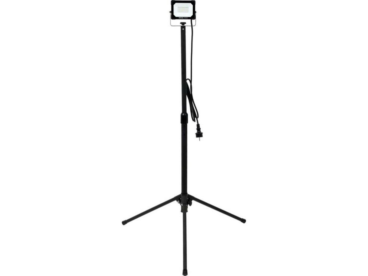 Прожектор з SMD-діодним випромін YATO: 30 Вт, 230 В,2850 Lm, на штативі h=0.6-1.22 м, кабель- 2м [6], фото 1