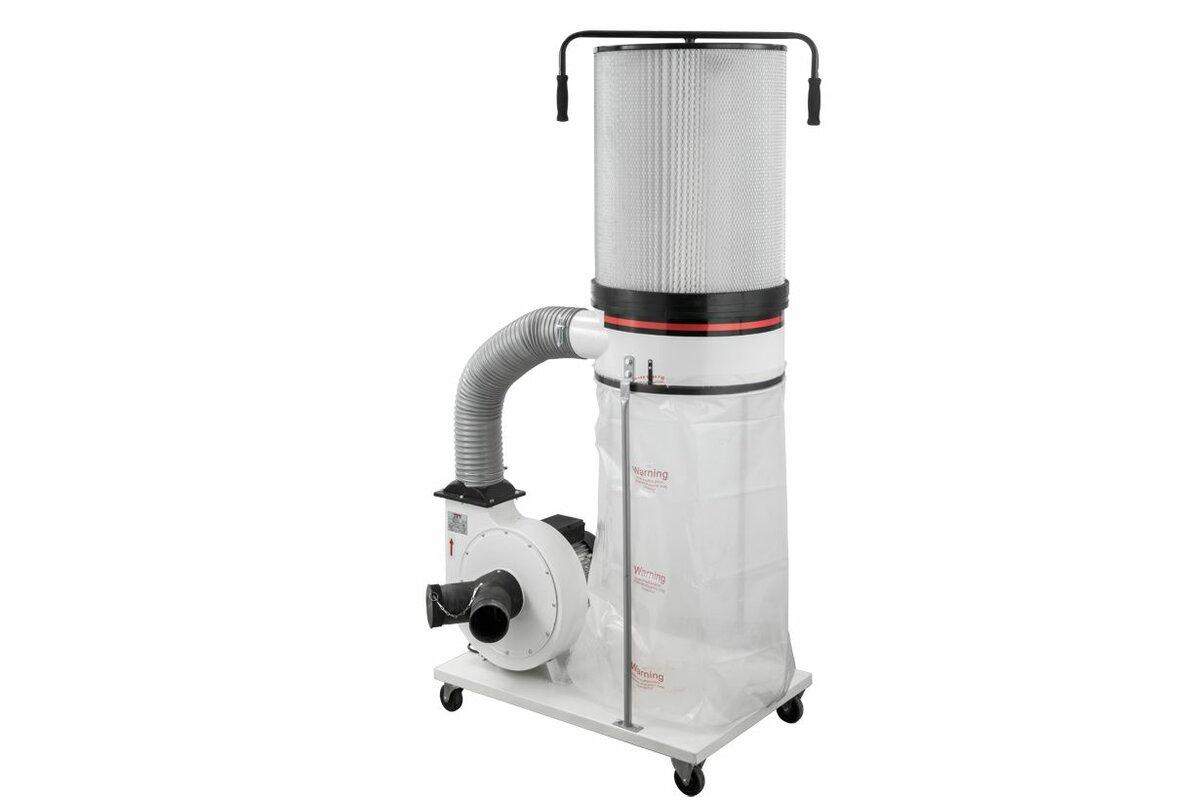 Витяжна устатковина JET DC-1200K-M : 230В, 1,5 (1.05) кВт; продукт.- 1200м³/год, порох.збірV=150 л