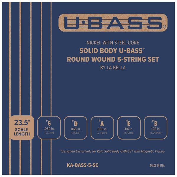 Kala Roundwound U-Bass 5 Strings