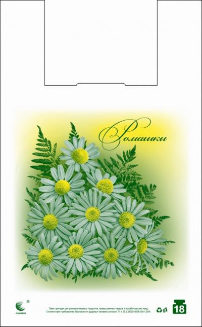 Пакет майка "Романтика" Комсерв (29x47) (уп.250шт)