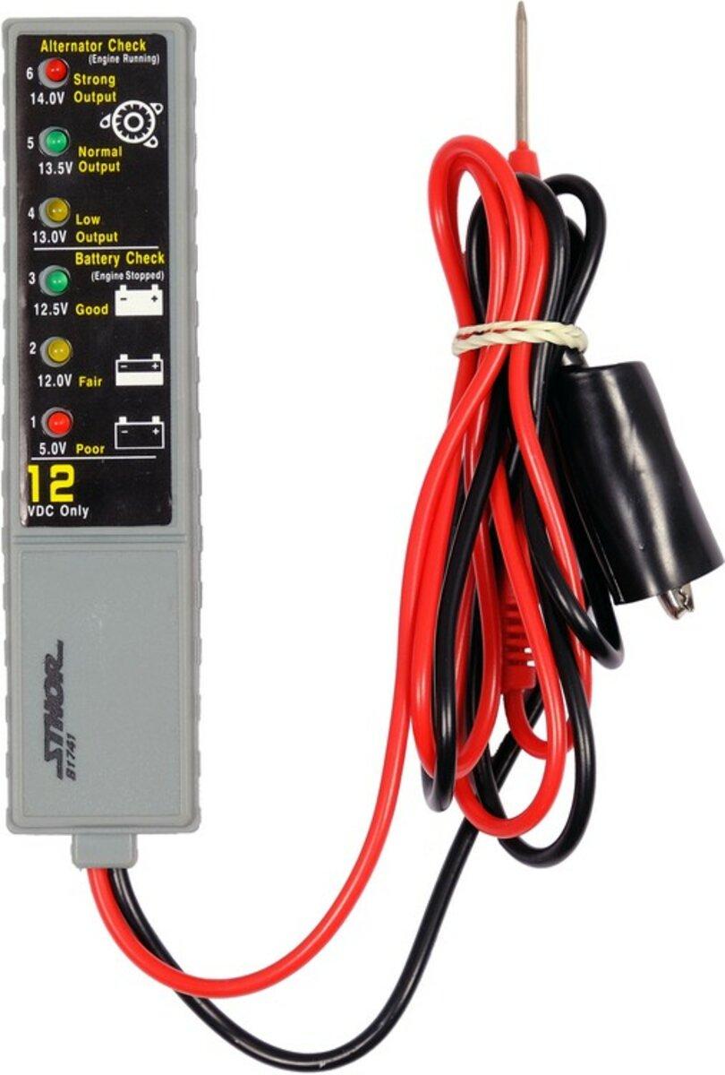 Тестер діодний цифровий STHOR напруги акумуляторів і генераторів до 12 В [24/48], фото 1