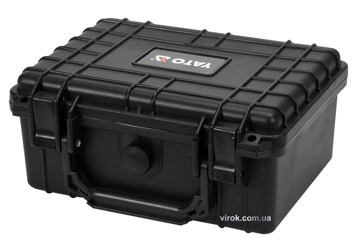 Ящик для інструменту герметичний, ударостійкий YATO 232х 192х 111 мм з поліпропілену [12], фото 1