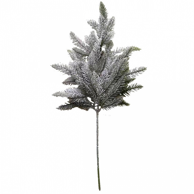 Гілка декоративна хвойна YES Fun 66 см засніжена (973951)