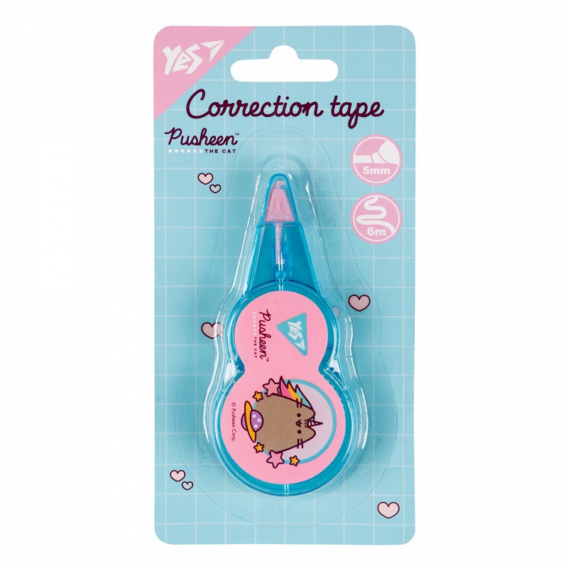 Коректор стрічковий Yes Pusheen Cat 5мм х 6м (340114)