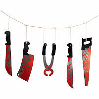 Гірлянда паперова фігурна Інструменти YES Fun Хелловін 1.8 м 5 елем. (974373)