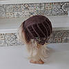 Перука каре з термоволокна перлинний блонд омбре 2736tY - Y930, фото 8