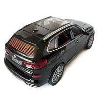 Машинка металева BMW X5 АвтоЕксперт БМВ Х5 джип чорний 1:32 звук світло інерція відкр двері капот багажник 16*7*7 см (LF-18956), фото 4