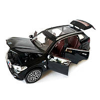 Машинка металева BMW X5 АвтоЕксперт БМВ Х5 джип чорний 1:32 звук світло інерція відкр двері капот багажник 16*7*7 см (LF-18956), фото 5