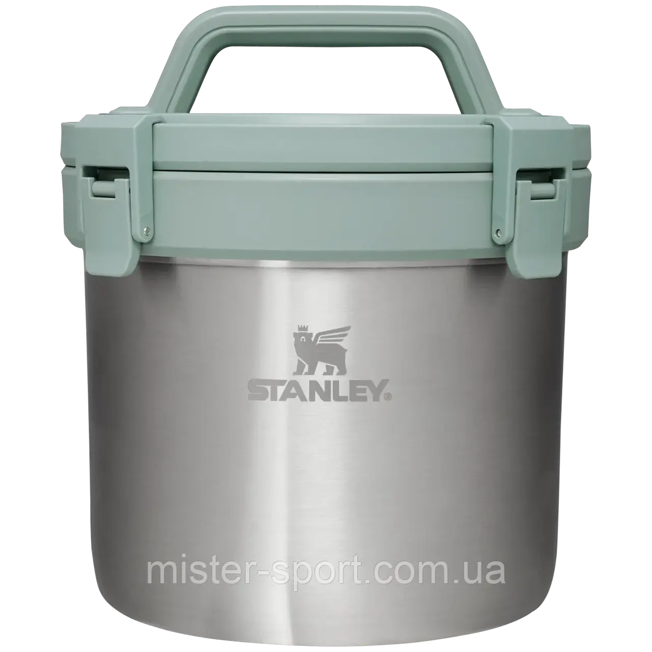 Термос для еды STANLEY ADVENTURE STAY HOT CAMP CROCK 3QT / 2.8 литра Stainless Steel Shale Стенлі Класік, фото 1
