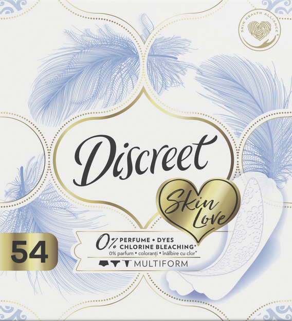 Щоденні прокладки Discreet Skin Love 54 шт, фото 1