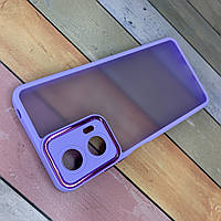 Силіконовий чохол для Motorola Moto G24/Motorola G04 Soft touch. Бузковий матовий