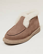 Черевики з хутром Suny Liana 12301 36 капучино замша шерсть