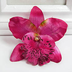 Штучна квітка Орхідея цимбідіум, головка 7 см, малиновий