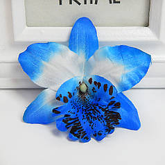 Штучна квітка Орхідея цимбідіум, головка 7 см, блакитний