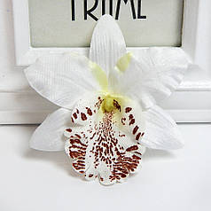Штучна квітка Орхідея цимбідіум, головка 7 см, білий