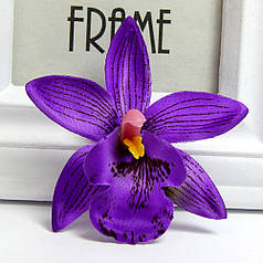 Штучна квітка Орхідея тайська (головка), 8,5 см, фіолетовий