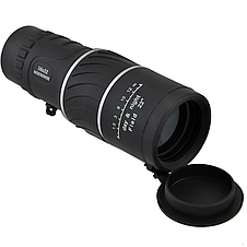 Потужний монокуляр Waterproof 16x52 з подвійним фокусуванням + чохол, Чорний (B), фото 3