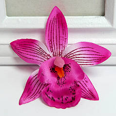 Штучна квітка Орхідея тайська (головка), 8,5 см, малиновий