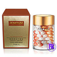 Крем для шкіри навколо очей Jomtam Collagen Six Peptide Three Color Eye Cream з пептидами та колагеном 60 г