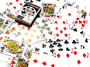 Карти гральні покерні пластикові Duke Poker Playing Cards 54 карти 87x62 мм
