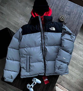 Grey north face hot sale